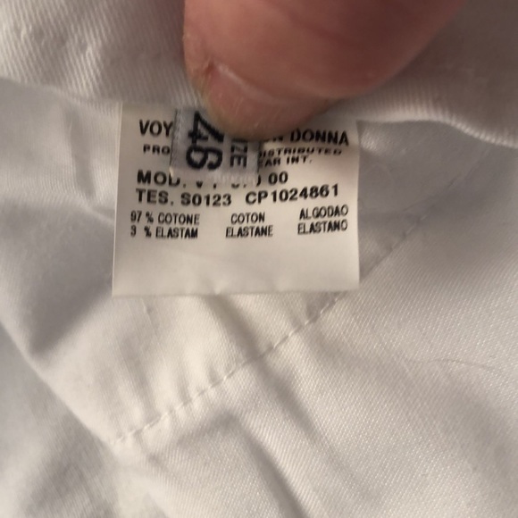 Roberto Cavalli Jeans  size 12 white high rise bootcut jeans Voyage Passion - Picture 7 of 15